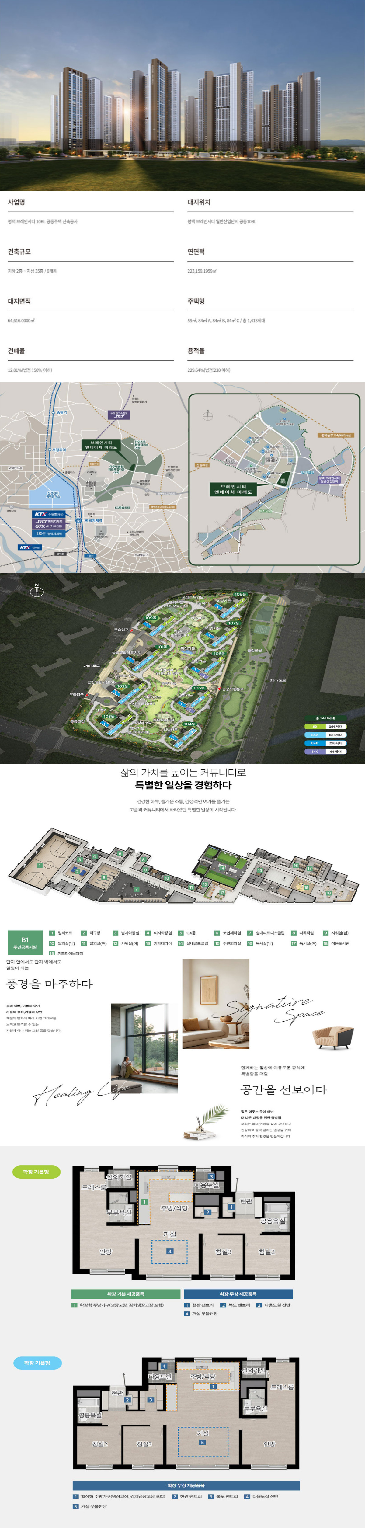 평택 브레인시티 앤네이처 미래도